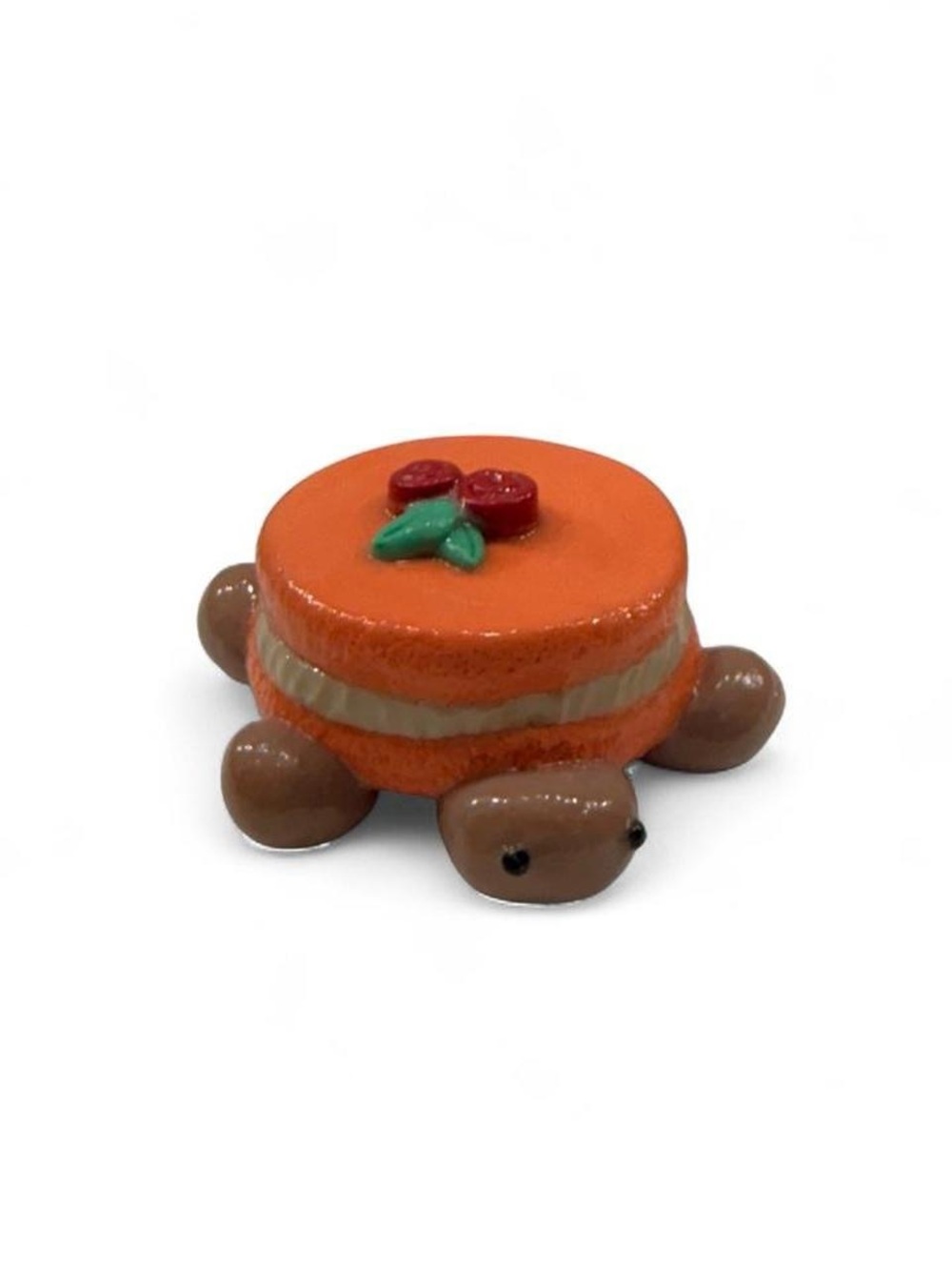 Orange Turtle Stackable Toy - Kids Play Figure